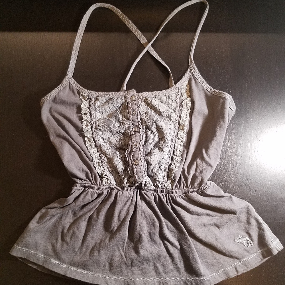 Abercrombie & fitch lace cami tank top.